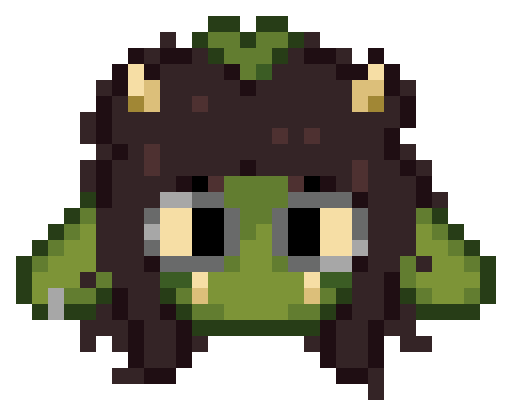 pixel art headshot